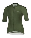 SHIMANO Tricou de ciclism cu mânecă scurtă - SAKURA - verde