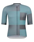 SHIMANO Tricou de ciclism cu mânecă scurtă - VELOCE - albastru deschis