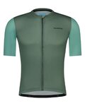SHIMANO Tricou de ciclism cu mânecă scurtă - ARIA - verde