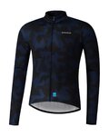 SHIMANO Tricou de ciclism cu mânecă lungă de vară - VERTEX TEAM LONG - negru