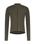 SHIMANO Tricou de ciclism cu mânecă lungă de vară - VERTEX THERMAL LONG - verde