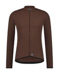 SHIMANO Tricou de ciclism cu mânecă lungă de vară - VERTEX THERMAL LONG - maro