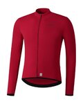 SHIMANO Tricou de ciclism cu mânecă lungă de vară - VERTEX THERMAL LONG - roșu
