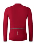 SHIMANO Tricou de ciclism cu mânecă lungă de vară - VERTEX THERMAL LONG - roșu