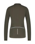 SHIMANO Tricou de cilism pentru iarnă cu mânecă lungă - KAEDE THERMAL LONG - gri