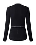 SHIMANO Tricou de cilism pentru iarnă cu mânecă lungă - KAEDE THERMAL LONG - negru