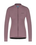 SHIMANO Tricou de cilism pentru iarnă cu mânecă lungă - KAEDE THERMAL LONG - mov
