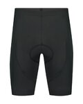 SHIMANO Pantaloni scurți de ciclism fără bretele - INIZIO - negru