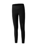 SHIMANO Pantaloni de ciclism lungi fără bretele - KAEDE - negru