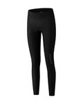 SHIMANO Pantaloni de ciclism lungi fără bretele - KAEDE - negru