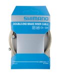 SHIMANO cablu de frână - BRAKE CABLE ROAD 1,6x2050mm - argintiu