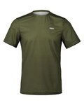 POC Tricou de ciclism cu mânecă scurtă - AIR - verde