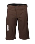 POC Pantaloni scurți de ciclism fără bretele - ESSENTIAL MTB - maro