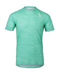 POC Tricou de ciclism cu mânecă scurtă - MTB PURE - verde