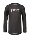 POC Tricou de ciclism cu mânecă lungă de vară - ESSENTIAL MTB - gri