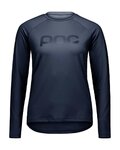 POC Tricou de ciclism cu mânecă lungă de vară - REFORM ENDURO - albastru