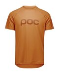 POC Tricou de ciclism cu mânecă scurtă - REFORM ENDURO TEE - maro