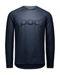 POC Tricou de ciclism cu mânecă lungă de vară - REFORM ENDURO - albastru