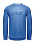 POC Tricou de ciclism cu mânecă lungă de vară - REFORM ENDURO - albastru