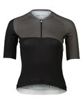 POC Tricou de ciclism cu mânecă scurtă - ESSENTIAL ROAD  - negru/gri