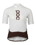POC Tricou de ciclism cu mânecă scurtă - ESSENTIAL ROAD LOGO - alb/negru