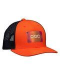 POC Șapcă de ciclism - ESSENTIAL MTB CAP - negru/portocaliu
