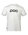 POC Tricou de ciclism cu mânecă scurtă - TEE - alb