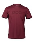 POC Tricou de ciclism cu mânecă scurtă - TEE - roșu