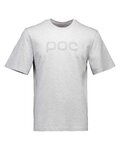 POC Tricou de ciclism cu mânecă scurtă - TEE - gri