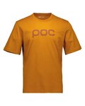 POC Tricou de ciclism cu mânecă scurtă - TEE - maro