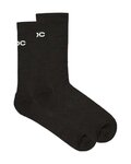 POC Șosete clasice de ciclism - CADENCE ROAD THERMAL SOCKS - negru