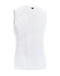 GORE Tricou de ciclism fără mâneci - M BL - alb