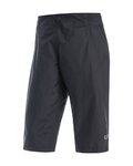 GORE Pantaloni scurți de ciclism fără bretele - C5 GTX PACLITE TRAIL - negru