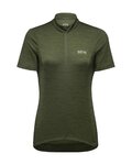 GORE Tricou de ciclism cu mânecă scurtă - C3 WMN - verde