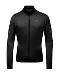 GORE Tricou de cilism pentru iarnă cu mânecă lungă - C3 THERMO - negru