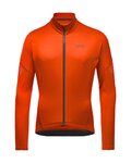 GORE Tricou de cilism pentru iarnă cu mânecă lungă - C3 THERMO - portocaliu