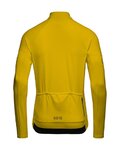 GORE Tricou de cilism pentru iarnă cu mânecă lungă - C3 THERMO - galben