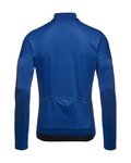 GORE Tricou de cilism pentru iarnă cu mânecă lungă - C3 THERMO - albastru