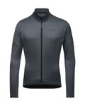GORE Tricou de cilism pentru iarnă cu mânecă lungă - C3 THERMO - antracit