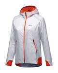 GORE Jachetă rezistentă la vânt de ciclism - R5 GTX INFINIUM™ WMN - alb/portocaliu