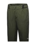 GORE Pantaloni scurți de ciclism fără bretele - PASSION - verde