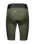 GORE Pantaloni scurți de ciclism fără bretele - ARDENT WMN - verde
