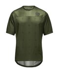 GORE Tricou de ciclism cu mânecă scurtă - TRAILKPR DAILY - verde