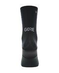 GORE Șosete clasice de ciclism - SHIELD WINDSTOPPER® - negru
