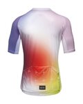 GORE Tricou de ciclism cu mânecă scurtă - CLOUD - portocaliu/multicolor