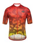 GORE Tricou de ciclism cu mânecă scurtă - RAIN CAMO - portocaliu/galben