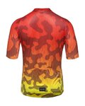 GORE Tricou de ciclism cu mânecă scurtă - RAIN CAMO - portocaliu/galben