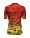 GORE Tricou de ciclism cu mânecă scurtă - RAIN CAMO WMN - portocaliu/galben