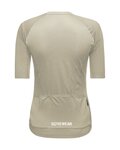 GORE Tricou de ciclism cu mânecă scurtă - SPINSHIFT - bej