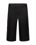 GORE Pantaloni scurți de ciclism fără bretele - LUPRA GORE-TEX - negru